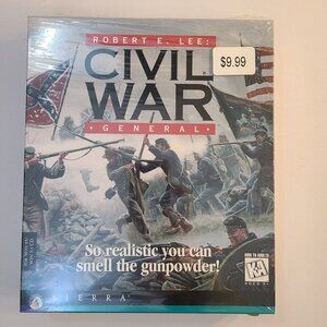 Robert E. Lee : Civil War General, Sierra Big Box PC Game - 1996